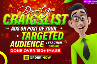 design awesome craigslist ads less than 5 hours