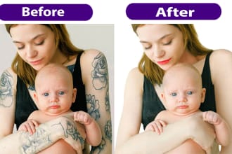 model skin tattoo removal, add tattoos, amazon photo editing