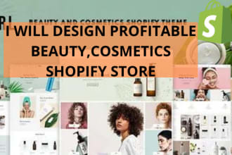 design beauty shopify store,cosmetics store,medical spa beauty salon ecommerce