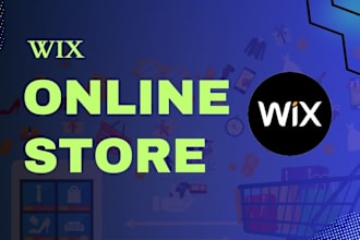 build wix online store or online shop and add products