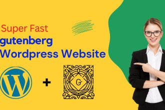 create your personal or portfolio website wordpress gutenberg