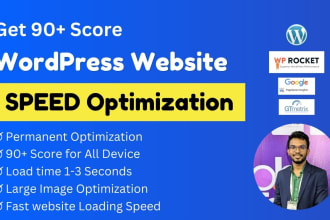 wordpress speed optimization for google page speed,  gtmerix with wp rocket