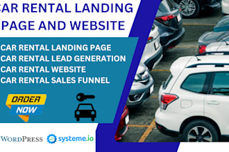 design a professional website for your car rental business