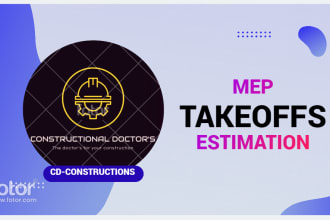 plumbing, electrical, hvac and mep estimation on planswift