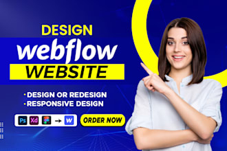 be webflow expert to design or develop webflow website,figma to webflow