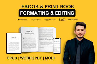 do book editing and formatting , book typesetting and book layout design