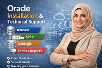 provide oracle database and components support