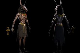 model 3d character for games and film