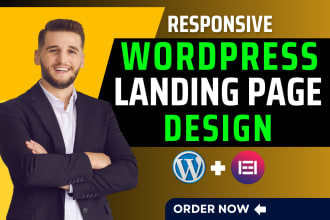 create and design your wordpress landing page, sales funnel, figma to wordpress