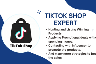 be your virtual assistant of tik tok shop