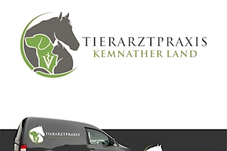 do custom pet, animal, horse, fox, dog, cat logo and any graphics design