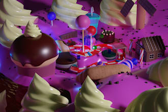 do 3d modeling, texturing in blender, and substance painter