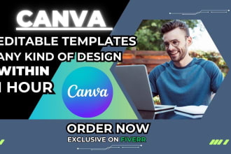 design canva social media post template logo design