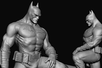 sculpt 3d characters, miniatures and figurines for 3d print