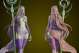sculpt 3d characters, miniatures and figurines for 3d print