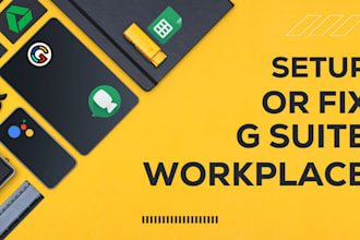 setup g suite, google workspace, and gmail