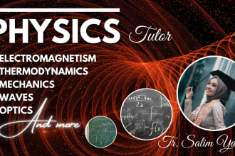 tutor and help with any physics problems