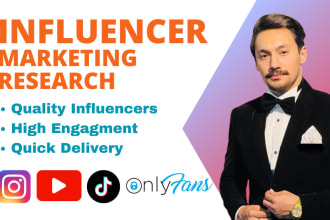 find best instagram tiktok youtube ugc influencer list for influencer marketing