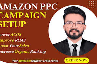 set up, optimize and set up amazon PPC advertising campaigns