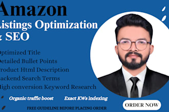 do amazon listing optimization, SEO, and keyword research