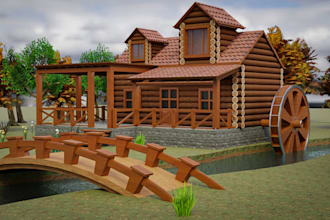 make 3d game environment, game map, 3d environment