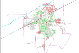 design of water supply, sewerage network and drainage network