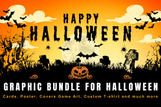 do halloween, thanksgiving, event flyers and tshirt design