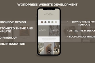 craft responsive wordpress landing page and customized envato theme and template