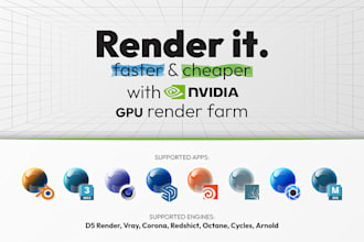 render your projects using my render farm