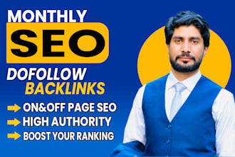 do monthly seo gmb ranking backlinks google maps marketing