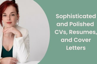 write, edit, or design your CV, resume, and cover letter