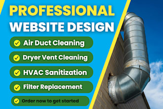 make well designed air duct cleaning website