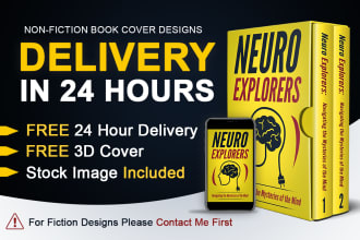 do non fiction book cover design within 24 hours