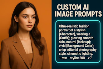 write custom ai image prompts for any idea