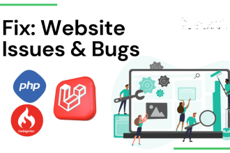 develop custom PHP laravel, django, react webapp in 4 days