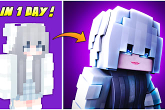 transform your minecraft avatar into 3d art