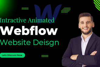 build interactive custom webflow, ecommerce, figma to webflow, animated webflow