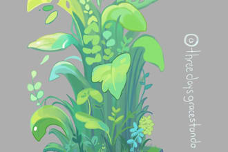 draw for you objects, food, plants