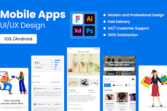 aesthetic and stunning figma website, mobile app, ios,  android, ui design,