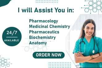 do pharmacology, medical chemistry, pharmaceutics articles
