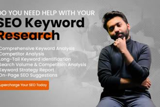 do SEO keyword research and competitor analysis for your website
