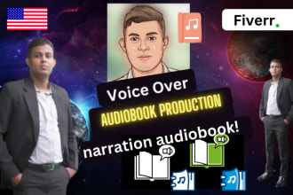 professional audiobook narration expert storytelling studio quality audio fast