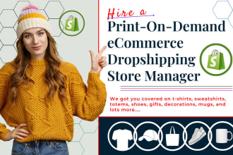 be your print on demand ecommerce drop shipping mentor, shopify and etsy manager
