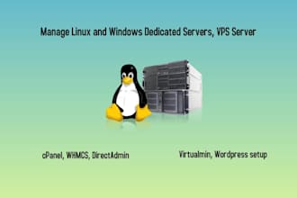 manage or support vps, cpanel, whmcs, wp, dns, CDN,directadmin,plesk,directadmin