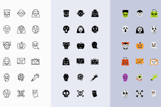 design icon set minimalist for mobile app or website in 24h