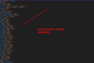 tune your fivem vehicle handling