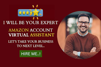 be your professional amazon fba virtual assitant VA SEO PPC account manager