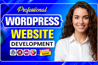 be a wordpress developer, or website builder to create wordpress website design