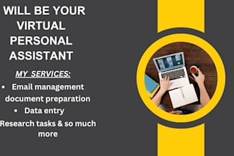 be your personal administrative virtual assistant