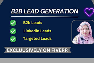 do targeted b2b lead generation and lead generation